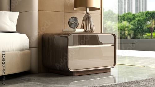 Luxury Modern Nightstand Design: Elegant Bedroom Furniture