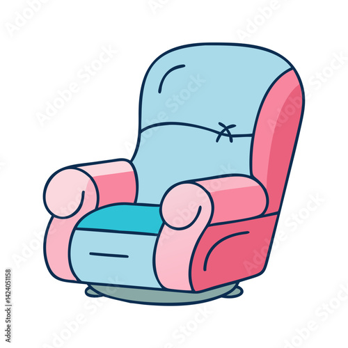 recliner icon, recliner vector illustration-simple illustration of recliner, perfect for recliner logos and icons