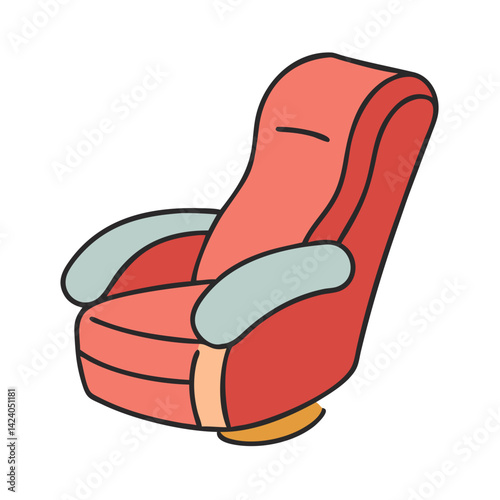 recliner icon, recliner vector illustration-simple illustration of recliner, perfect for recliner logos and icons