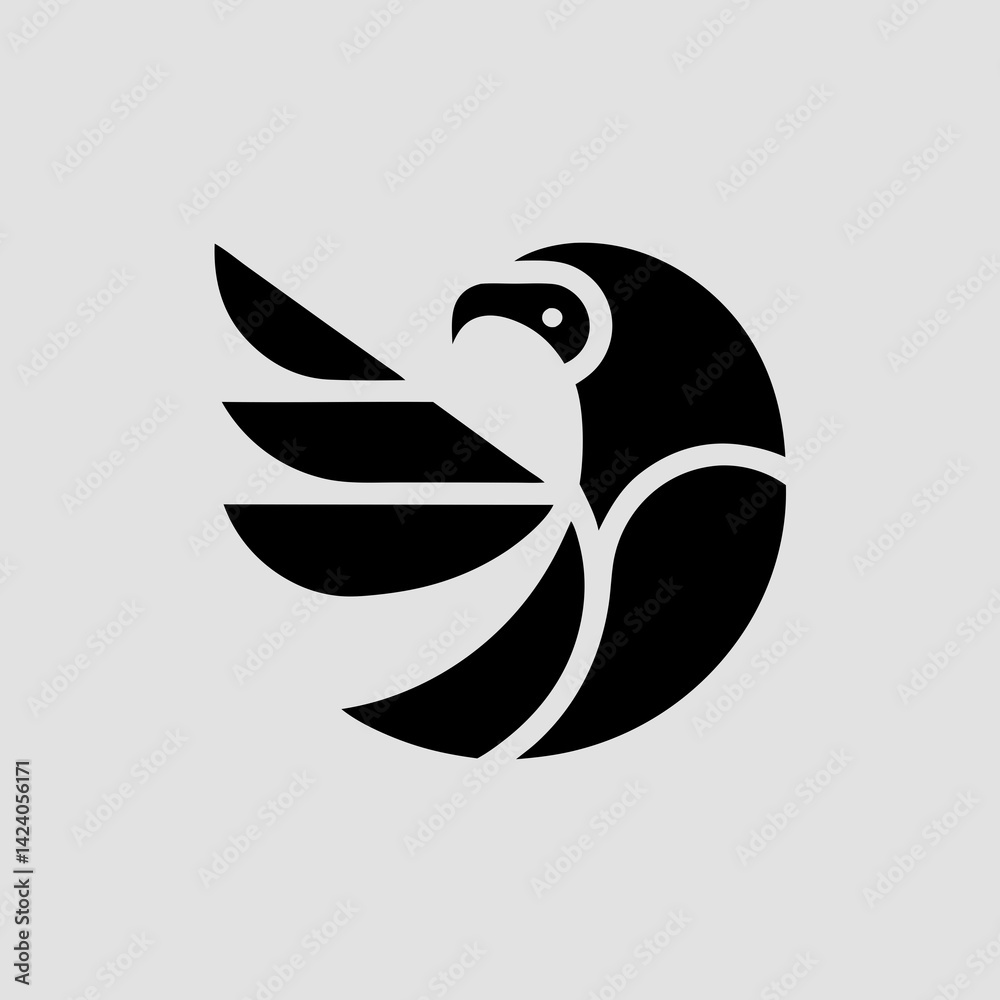 Fototapeta premium eagle symbol vector