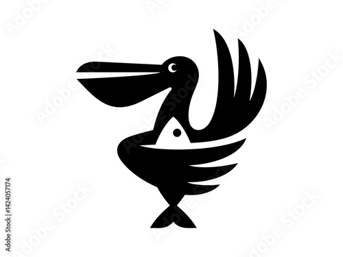 Pelican and Fish