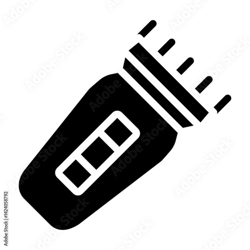 Shaver Vector Glyph Icon Design