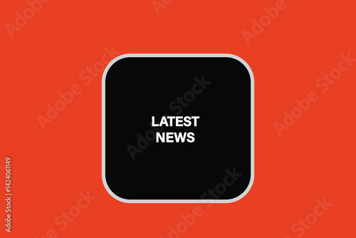 Printbutton web template,Latest news,bubble, banner label

