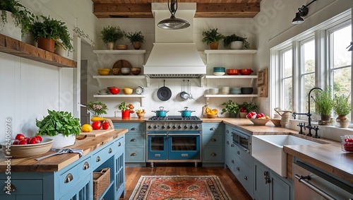 This kitchen feels open and bright perfect for cooking