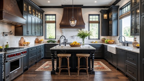 This kitchens blend of style and sophistication makes it a showstopper