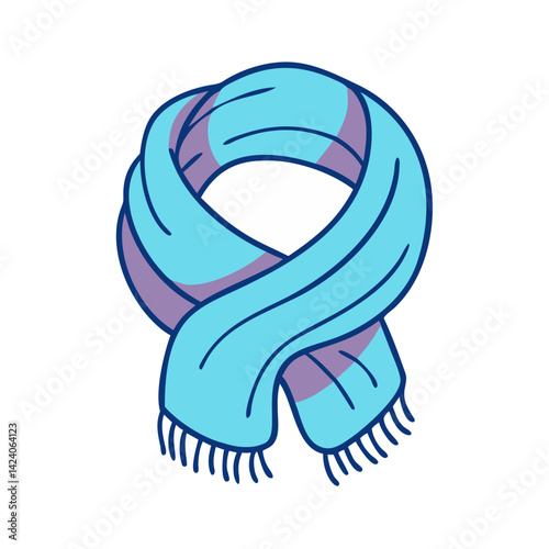 scarves infinity shawl pashmina icon, scarves infinity shawl pashmina vecto