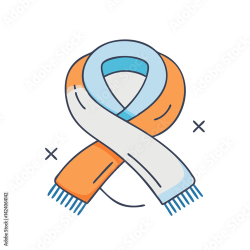 scarves infinity shawl pashmina icon, scarves infinity shawl pashmina vector
