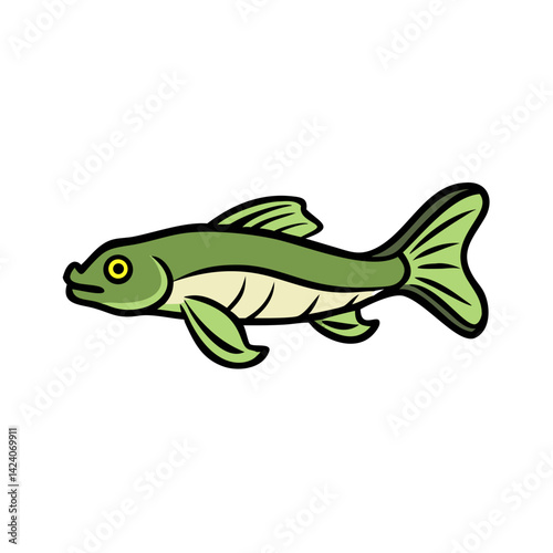 siamese algae eater fish icon, siamese algae eater fish vector illustration-simple illustration of siamese algae eater fish, perfect for siamese algae eater fish logos and icons