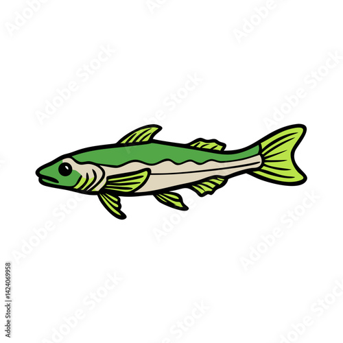 siamese algae eater fish icon, siamese algae eater fish vector illustration-simple illustration of siamese algae eater fish, perfect for siamese algae eater fish logos and icons
