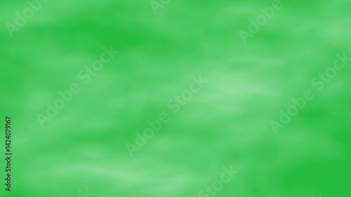 White smoke isolated on on green screen alpha channel background