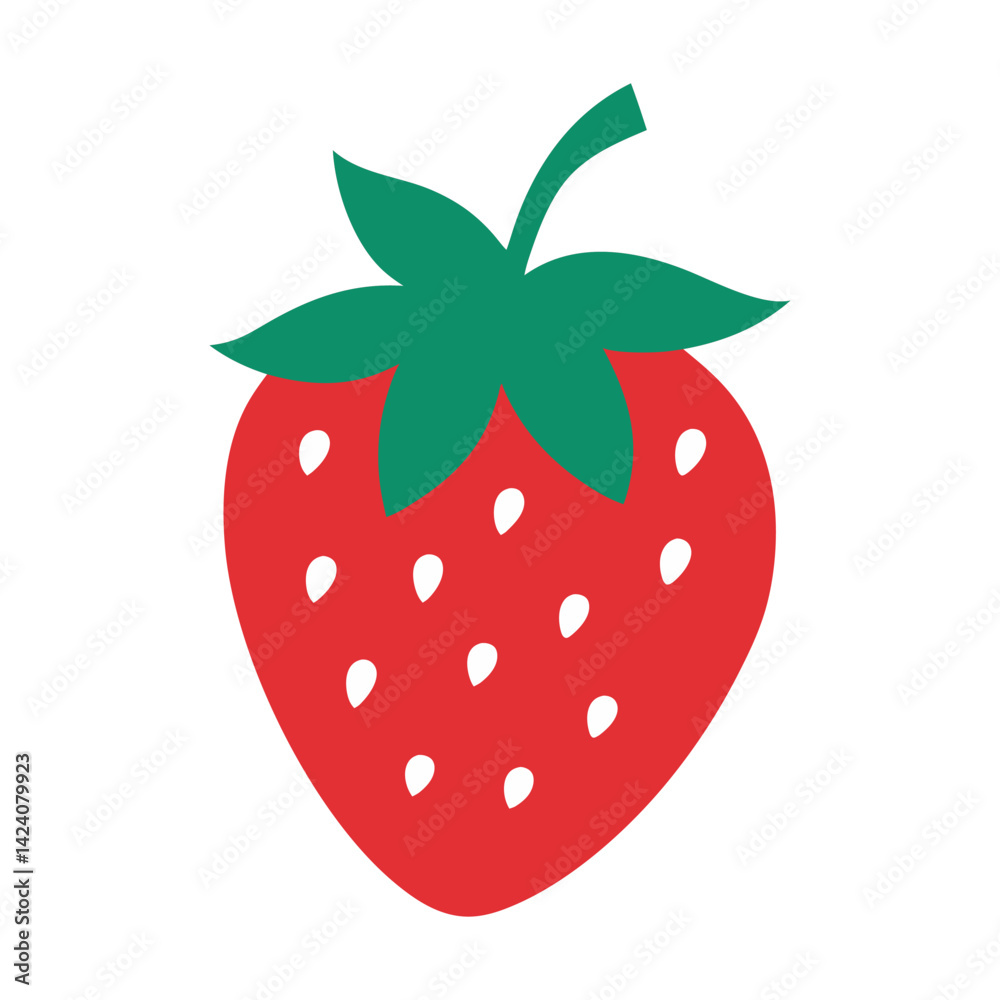 Obraz premium strawberry isolated on white background