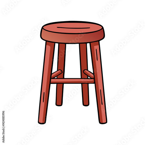 stool icon, stool vector illustration-simple illustration of stool, perfect for stool logos and icons