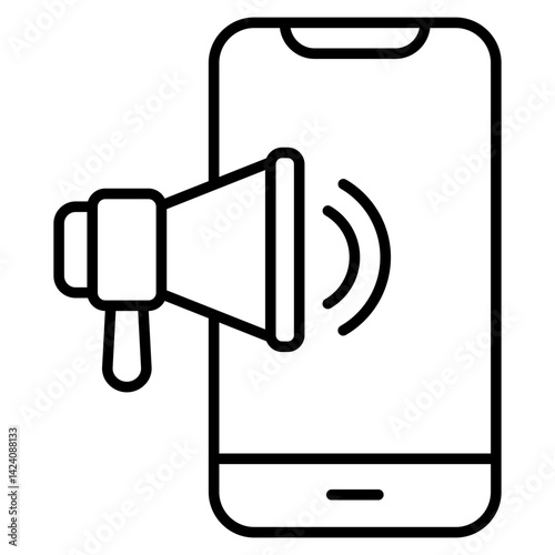 mobile advertising icon