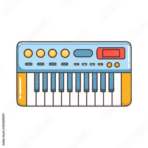synthesizer icon, synthesizer vector illustration-simple illustration of synthesizer, perfect for synthesizer logos and icons