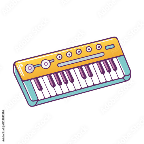 synthesizer icon, synthesizer vector illustration-simple illustration of synthesizer, perfect for synthesizer logos and icons