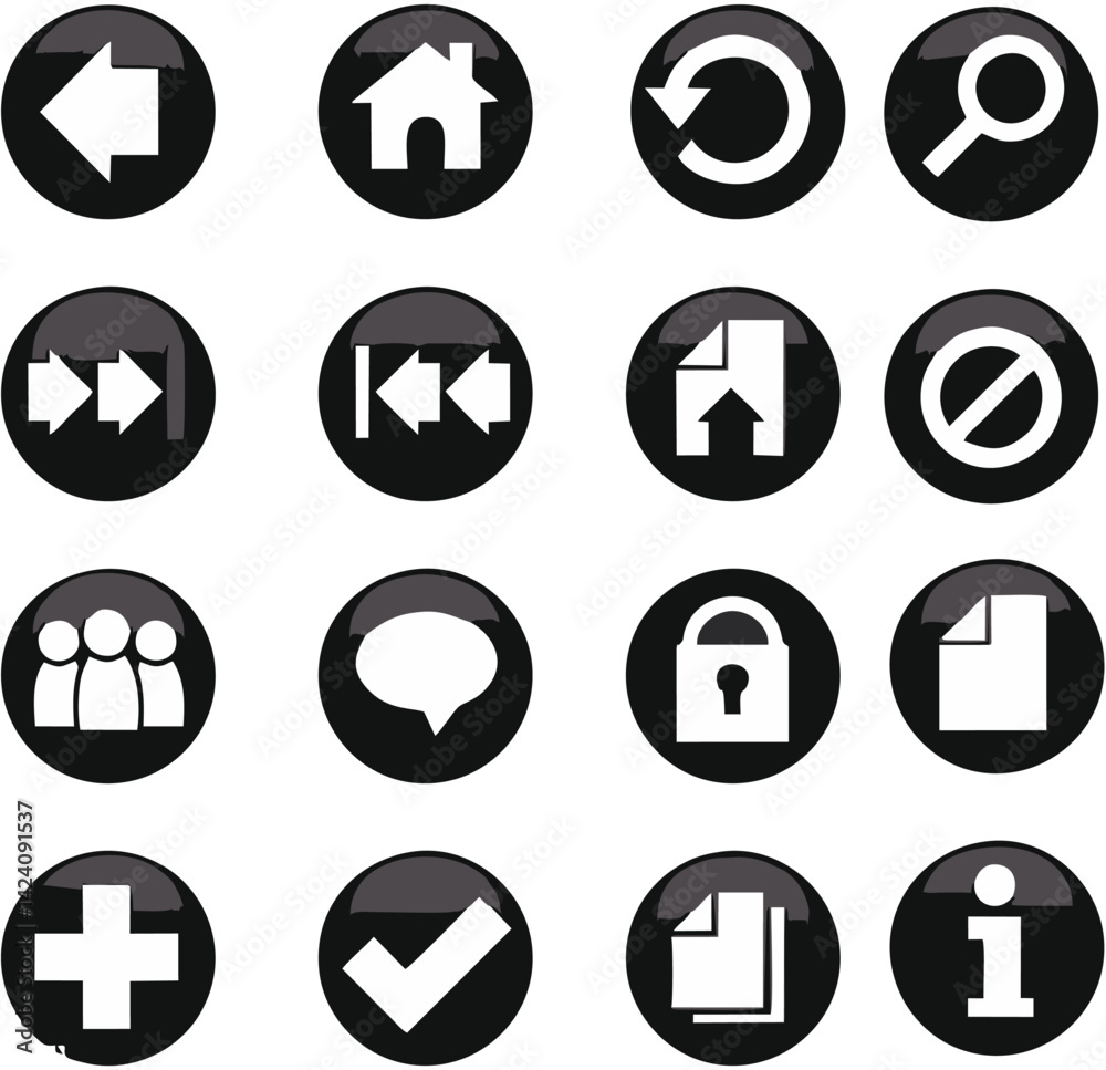 Keypad, Push Button, Residential Building, Icon Symbol, Keypad, Push Button, Residential Building, Icon Symbol,