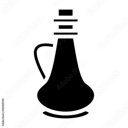 Vinegar Vector Glyph Icon Design