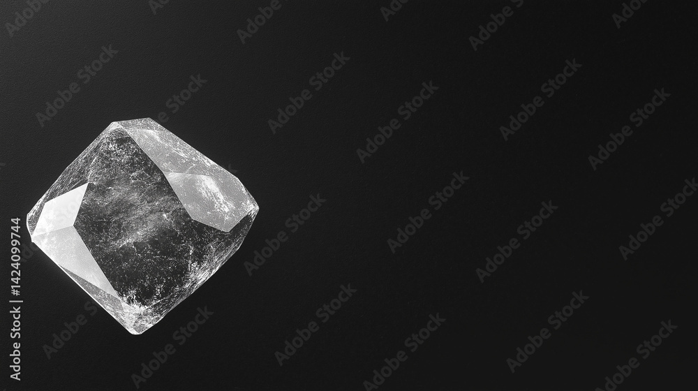 Sparkling Gemstone: A captivating gemstone with a unique and detailed structure is showcased against a stark and elegant dark backdrop. Emphasizing its brilliance and value. Sparkling Gemstone: A captivating gemstone with a unique and detailed structure is showcased against a stark and elegant dark backdrop. Emphasizing its brilliance and value.