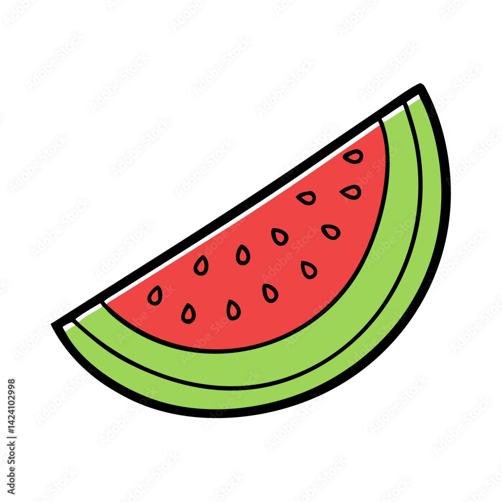 watermelon slice icon, watermelon slice vector illustration-simple illustration of watermelon slice, perfect for watermelon slice logos and icons watermelon slice icon, watermelon slice vector illustration-simple illustration of watermelon slice, perfect for watermelon slice logos and icons