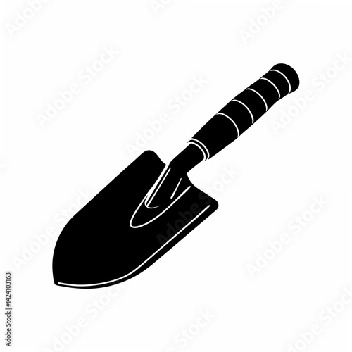 creative Silhouette Trowel Icon Vector Illustration 
