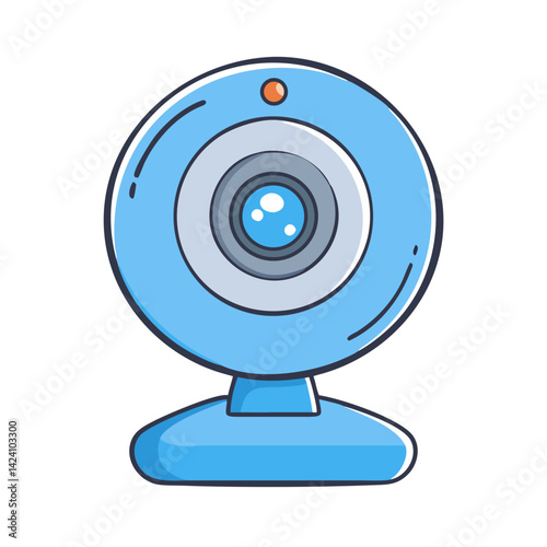 webcam icon, webcam vector illustration-simple illustration of webcam, perfect for webcam logos and icons