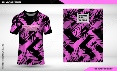 Vector illustration of colorful t-shirt designs for fashion cards and clothing templates