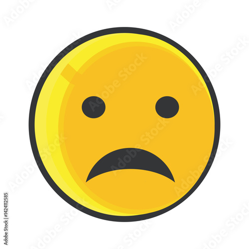 Unhappy Sorrowful Downcast Face
