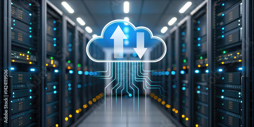 Data Transfer Action in Cloud Computing Environment Exploring Efficient Methods for Cloud Data Management in Modern Server Facilities