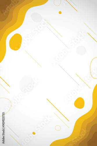 Yellow Abstract Geometric Background for Poster, Flyer, and Presentation Design