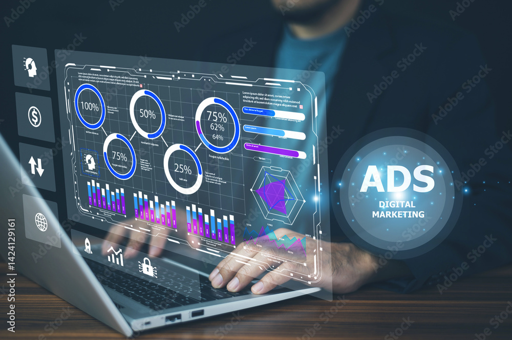 businessman leverages paid ads across multiple platforms to expand its audience reach and increase revenue.