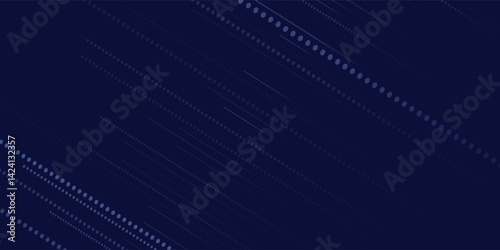 Abstract technology big data digital background. Dot blue wave light screen gradient texture background. 3d wave point fractal grid science futuristic audio