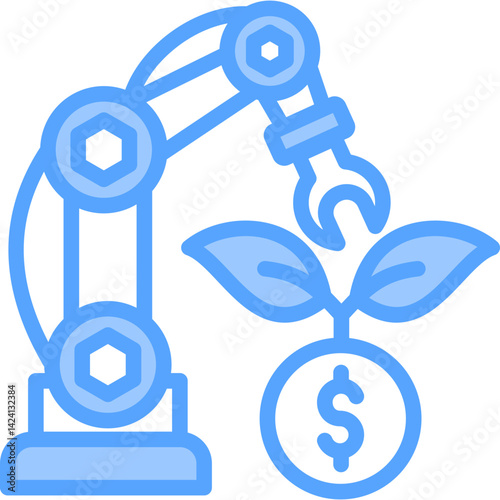 Robotics Investment Icon