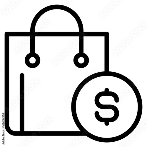 Purchase icon in vector illustration