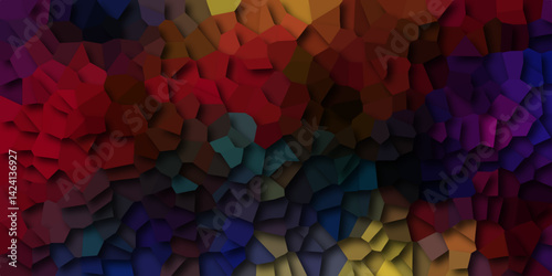 Abstract colorful background with triangles. background of crystallized. seamless mosaic and low polygon triangle texture wallpaper .Broken glass effect vector crystalized abstract stroke wallpaper .a