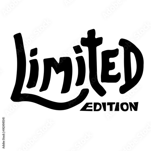 Limited Edition Modern Brush Lettering Design.