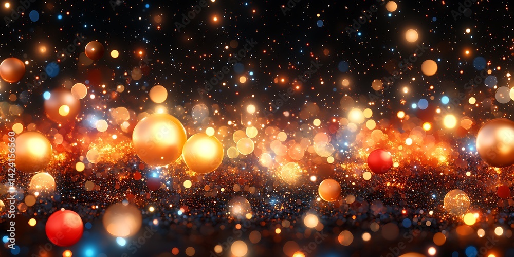 Obraz premium Festive lights display