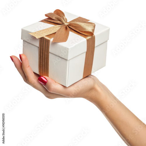 Hand holding gift box png gift box png present png hand gesture png transparent background image