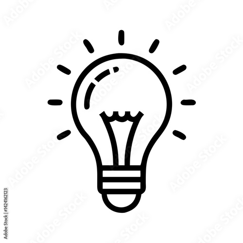 Icon of a Light Bulb