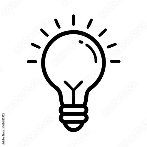 Icon of a Light Bulb