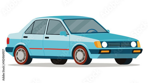 Car icons, vector, flat cartoon cars and transportation. Cars, vans, cargo trucks, off-road, buses, sports cars, pickup trucks.