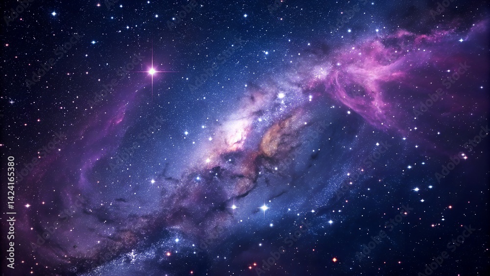 Obraz premium space background with stars