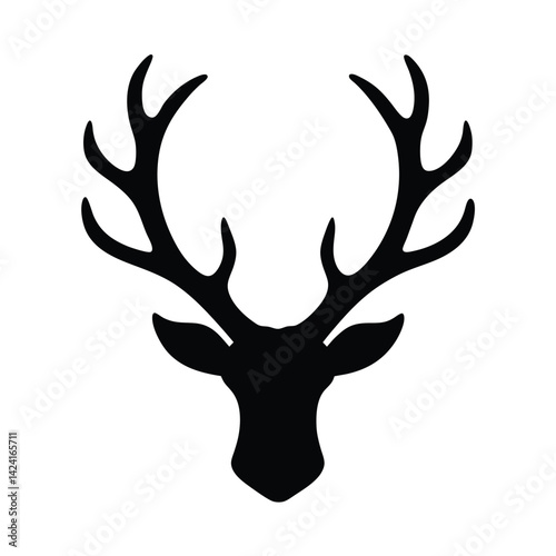 deer head vector