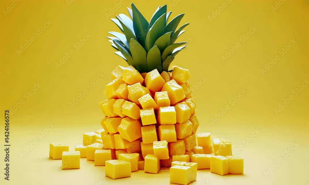 pineapple on the table