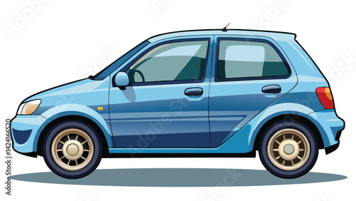 Car icons, vector, flat cartoon cars and transportation. Cars, vans, cargo trucks, off-road, buses, sports cars, pickup trucks.