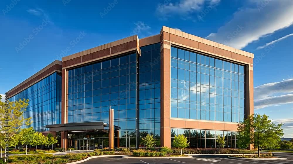 modern building with blue sky modern building with blue sky