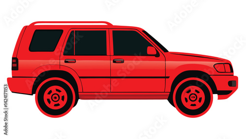 Car icons, vector, flat cartoon cars and transportation. Cars, vans, cargo trucks, off-road, buses, sports cars, pickup trucks.