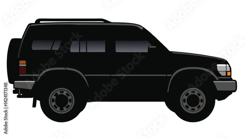 Car icons, vector, flat cartoon cars and transportation. Cars, vans, cargo trucks, off-road, buses, sports cars, pickup trucks.