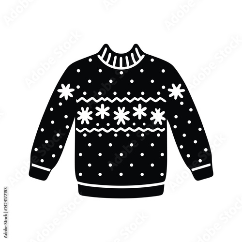 vector illustration of a sweater
