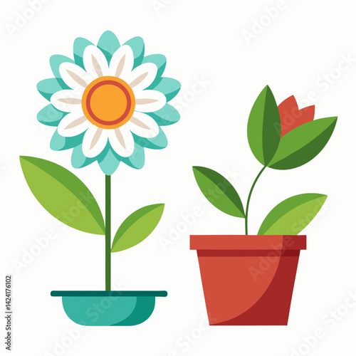 flower in a pot