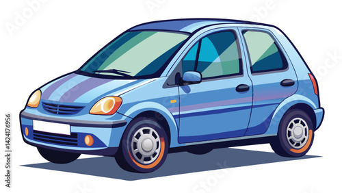 Car icons, vector, flat cartoon cars and transportation. Cars, vans, cargo trucks, off-road, buses, sports cars, pickup trucks.